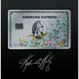 American Express AMEX METAL Platinum Card Flower Kehinde Whiley EXPIRED LTD RARE